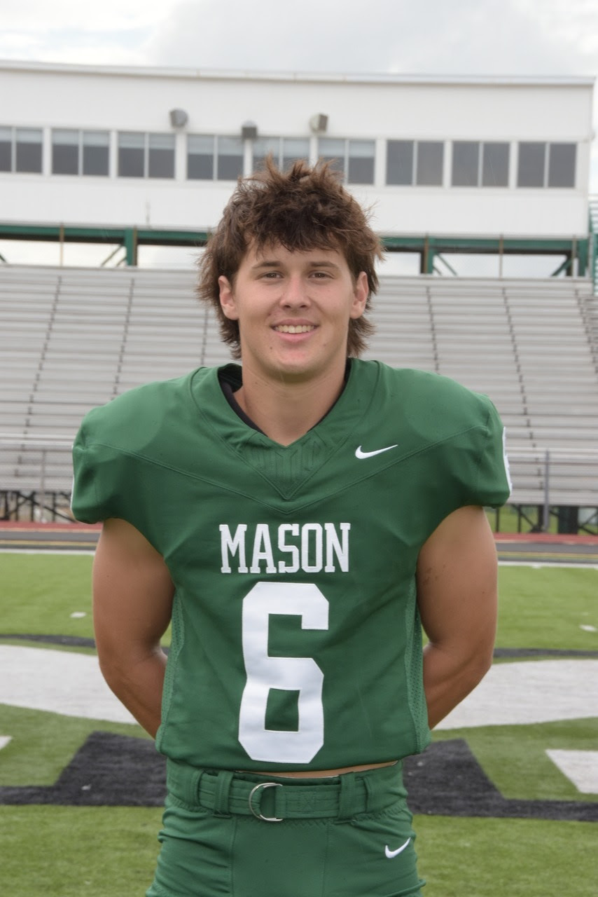 Charlie is a senior on the Mason Football Team.